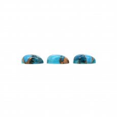 Copper Blue Turquoise Cab Pear Shape 10x7mm Approximately 6 Carat