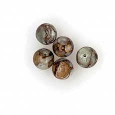 Copper Calcite Beads Rondelle shape 10mm 5 Pieces