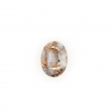 Copper Calcite Cab Oval 16X12mm Approximately 8 Carat