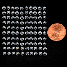 Cubic Zirconia Round 3.5mm 100 Pieces