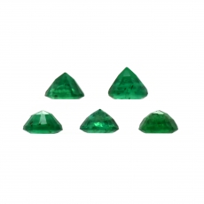 Emerald Round Shape 2.6mm Approximately 0.25 Carat