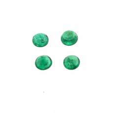 Emerald Round Shape 2.8mm Approximately 0.32 carat Matching Pair