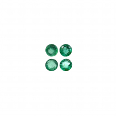 Emerald Round Shape 3.7mm Approximately 0.75 Carat