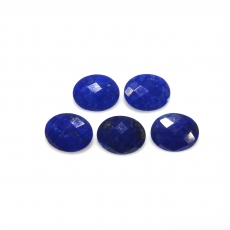 Faceted Lapis Oval 10x8MM Approximately 11 Carat