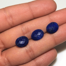 Faceted Lapis Oval 11x9mm Approximately 10 Carat