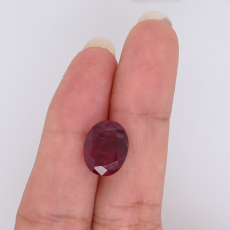 GIA Certified Natural Ruby Oval 10.30 Carat 13.62x10.78x6.79mm*