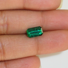 GIA Certified Zambian Emerald Emerald Cut  9.61x5.91x4.47mm 1.81 Carat