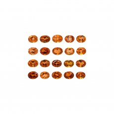 Golden Brown  Zircon Oval 4x3mm Approximately 4 Carat