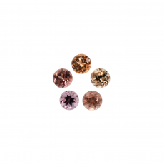 Golden brown Color Zircon Round 3.5mm Approximately 1 Carat