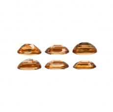 Golden Brown Zircon Oval 6x4mm Approximately 4 Carat