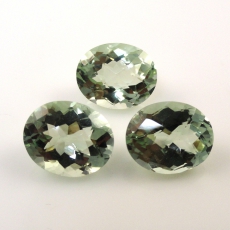 Green Amethyst (Prasiolite) Oval 11x9mm Approximately 10 Carat