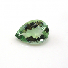 Green Amethyst (Prasiolite) Pear Shape 18X13mm Approximately 10.5 Carat