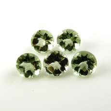 Green Amethyst (Prasiolite) Round 8mm Approximately 8 Carat