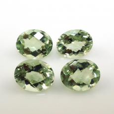 Green Amethyst(Prasiolite) Oval 10X8mm Approximately 9 Carat