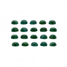 Green Aventurine Round Cab 5mm Approximately 10 Carat