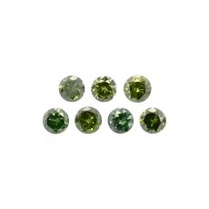 Green Diamond Round 2mm Approximately 0.22 Carat