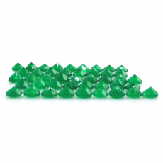 Green Onyx Round 4mm Approximately 9 Carat