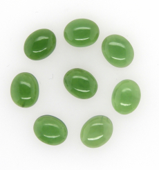 Green Serpentine Cab Oval 10x8mm Approximately 20 Carat