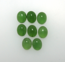 Green Serpentine Cab Oval 10x8mm Approximately 20 Carat