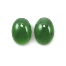 Green Serpentine Cab Oval 16X12mm Approximately 18 Carat