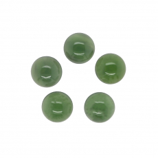 Green Serpentine Cab Round 10mm Approximately 16.60 Carat