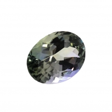 Green Tanzanite Oval 8x6mm Single Piece 1.53 Carat