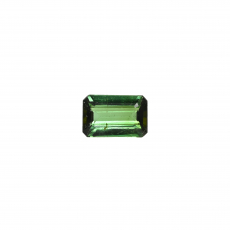 Green Tourmaline Emerald Cut 11x7.5mm Single Piece 2.80 Carat