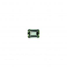 Green Tourmaline Emerald Cut 8x6mm Single Piece 1.50 Carat