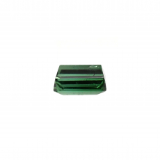 Green Tourmaline Emerald Cut 9.8x8mm Single Piece 4.08 Carat