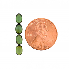 Green Tourmaline Oval 6x4mm Approximately 1.90 Carat