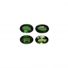 Green Tourmaline Oval 6x4mm Approximately 1.90 Carat