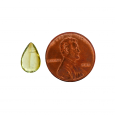 Green Tourmaline Pear Shape 11.4x7.5mm Single Piece 2.69 Carat