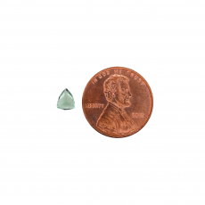 Green Tourmaline Trillion 5.7x5mm Single Piece 0.50 Carat