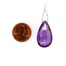 Hydro Color Change Quartz Drops Almond Shape 26X15mm Drilled Beads Single Pendant Piece