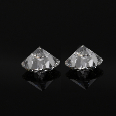 IGI Certified Lab Grown Diamond  Round 4.06 Carat Matching Pair