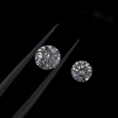 IGI Certified Lab Grown Diamond  Round 4.06 Carat Matching Pair