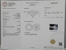 IGI Certified Lab Grown Diamond Round 1.50 Carat Single Piece