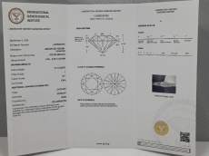 IGI Certified Lab Grown Diamond Round 2.01 Carat Single Piece