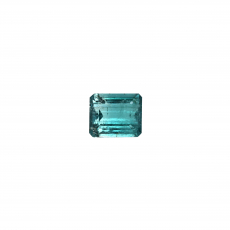 Indicolite Tourmaline Emerald Cut 12.8x9.9mm Single Piece 6.01 Carat