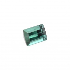Indicolite Tourmaline Emerald Cut 8x6mm Single Piece 1.95 Carat
