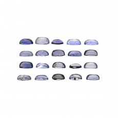 Iolite Cab Oval 5x3mm Approximately 5 Carat