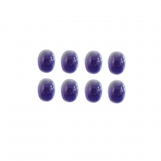 Iolite Cab Oval 8x6mm Approximately 10 Carat