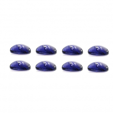Iolite Cab Oval 8x6mm Approximately 10 Carat