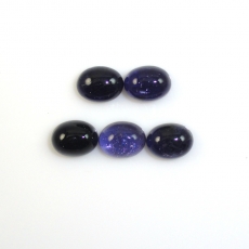 Iolite Cab Oval 9x7mm Approximately 10 Carat