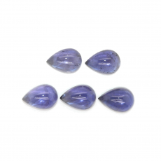 Iolite Cab Pear Shape 10X7mm Approximately 10 Carat