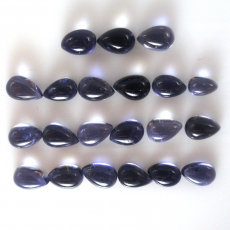 Iolite Cab Pear Shape 6x4mm Approximately 10 Carat
