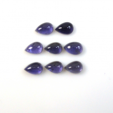 Iolite Cab Pear Shape 9X6mm Approximately 10 Carat