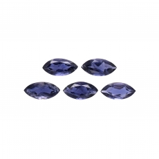 Iolite Marquise Shape 10x5mm Approximately 5 Carat