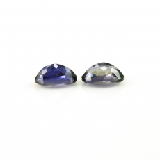 Iolite Oval 8X6mm Matching Pair Approximately 2 Carat