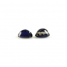Iolite Oval Shape 7x5mm Matching Pair Approximately 1.30 Carat